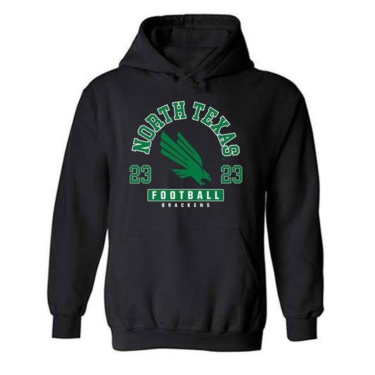 North Texas - NCAA Women's Basketball : Shadasia Brackens - Fashion Shersey Hooded Sweatshirt-0