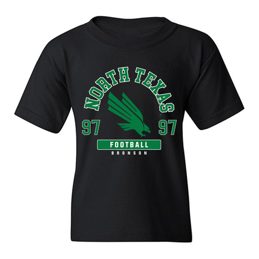 North Texas - NCAA Football : Treviance Bronson - Fashion Shersey Youth T-Shirt-0