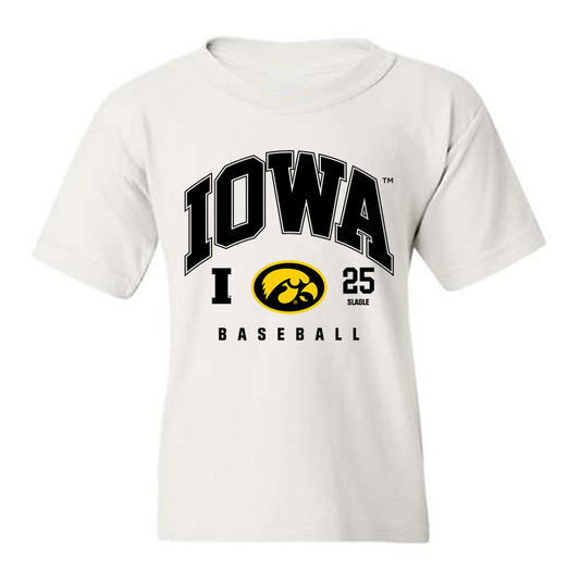 Iowa - NCAA Baseball : Tate Slagle - Classic Fashion Shersey Youth T-Shirt-0