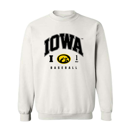 Iowa - NCAA Baseball : Caleb Wulf - Classic Fashion Shersey Crewneck Sweatshirt-0