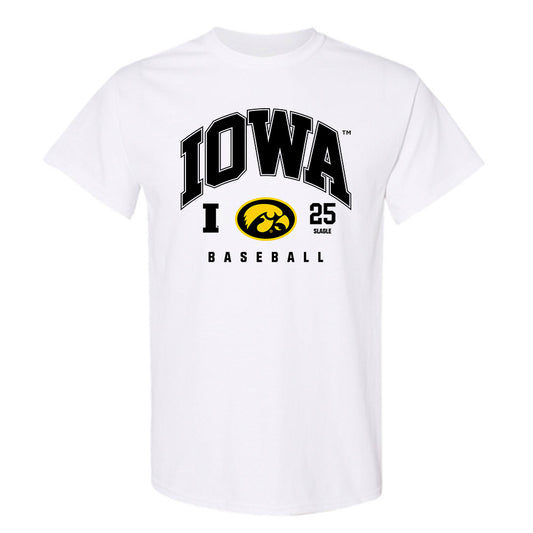 Iowa - NCAA Baseball : Tate Slagle - Classic Fashion Shersey T-Shirt-0