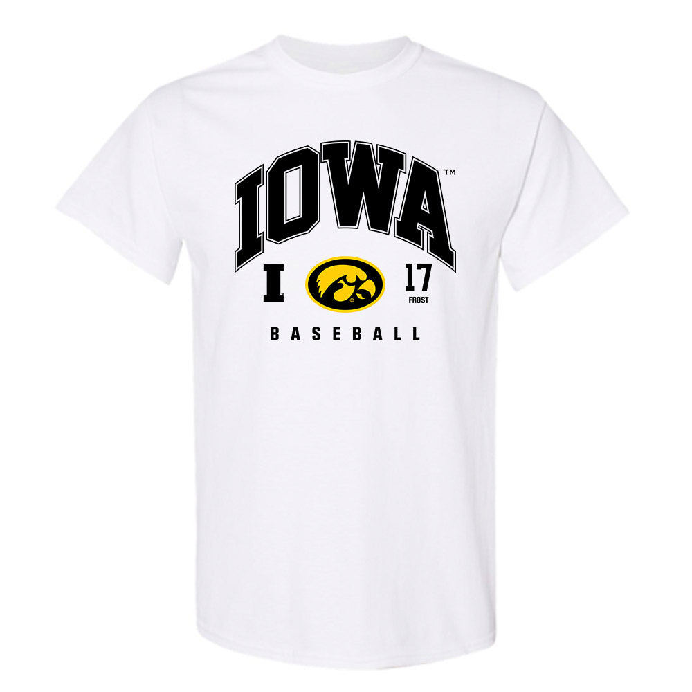 Iowa - NCAA Baseball : Brolan Frost - Classic Fashion Shersey T-Shirt-0