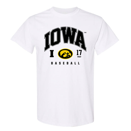 Iowa - NCAA Baseball : Brolan Frost - Classic Fashion Shersey T-Shirt-0