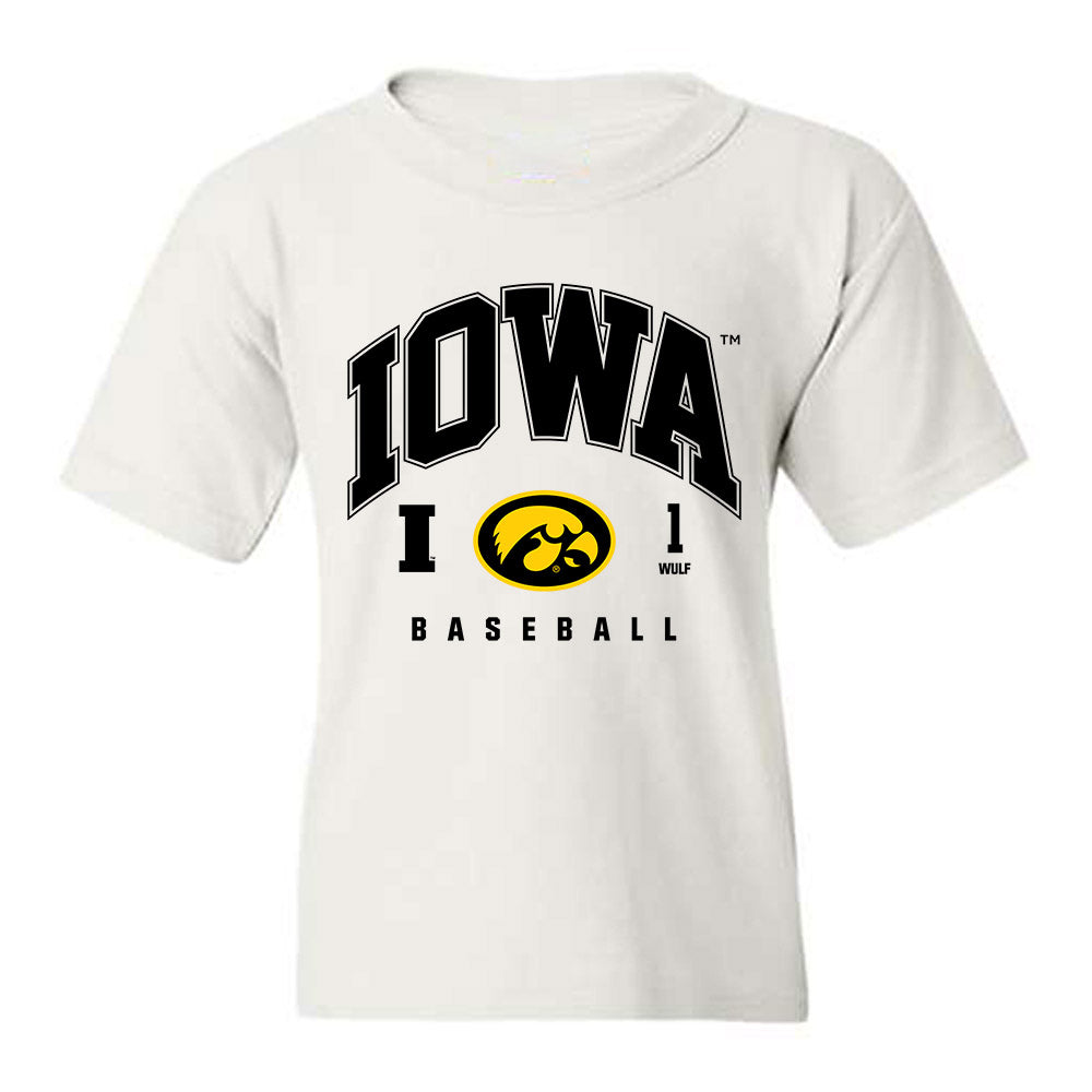 Iowa - NCAA Baseball : Caleb Wulf - Classic Fashion Shersey Youth T-Shirt-0