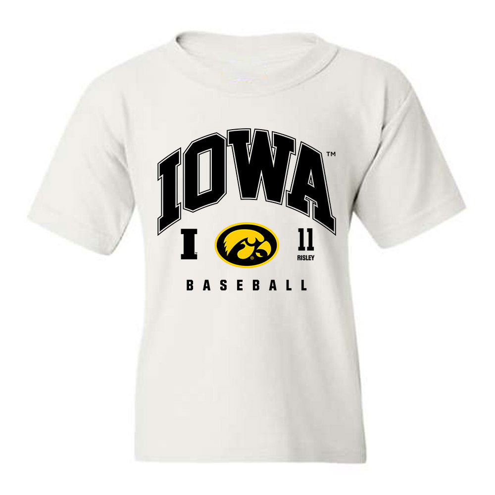 Iowa - NCAA Baseball : Miles Risley - Classic Fashion Shersey Youth T-Shirt