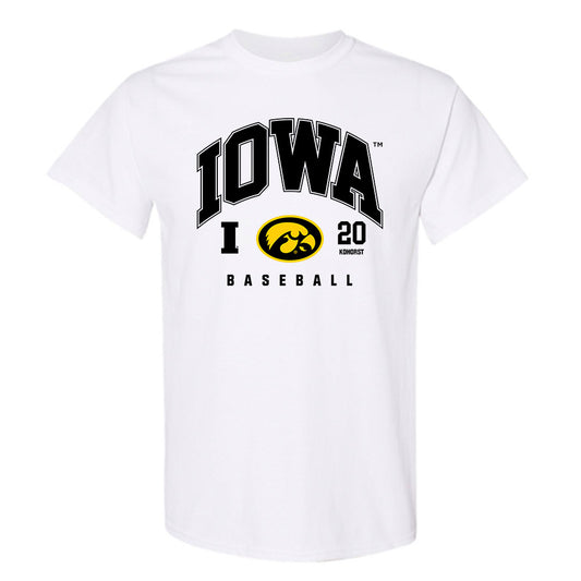 Iowa - NCAA Baseball : John Henry Kohorst - Classic Fashion Shersey T-Shirt-0