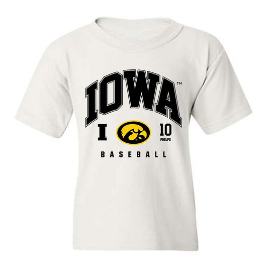 Iowa - NCAA Baseball : Bryce Phelps - Classic Fashion Shersey Youth T-Shirt-0