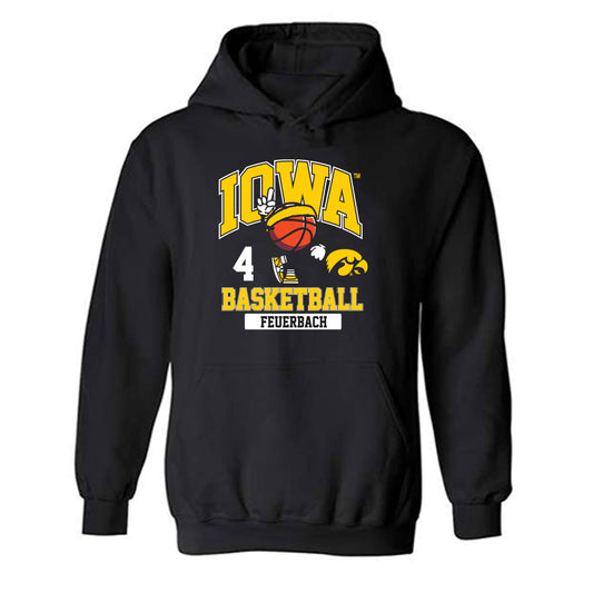 Iowa - NCAA Women's Basketball : Kylie Feuerbach - Classic Fashion Shersey Hooded Sweatshirt-0
