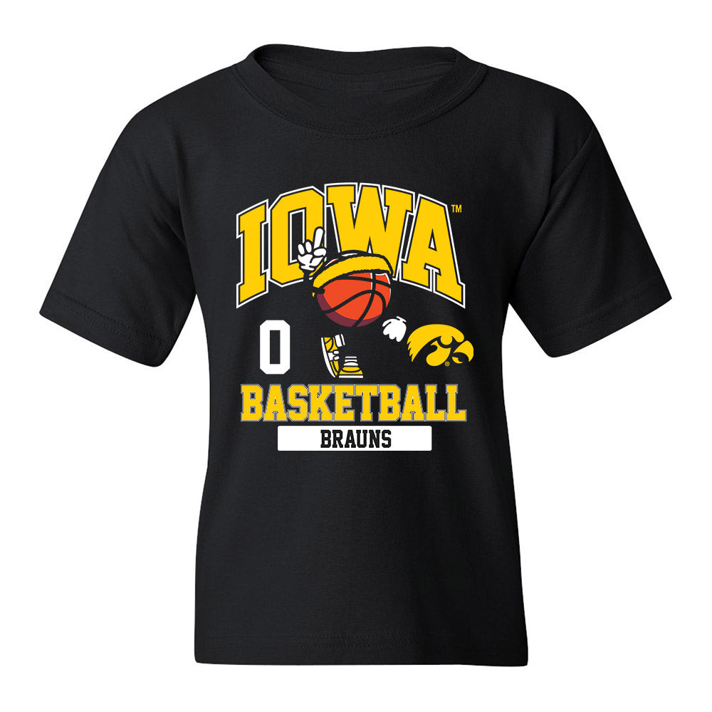 Iowa - NCAA Men's Basketball : Even Brauns - Classic Fashion Shersey Youth T-Shirt