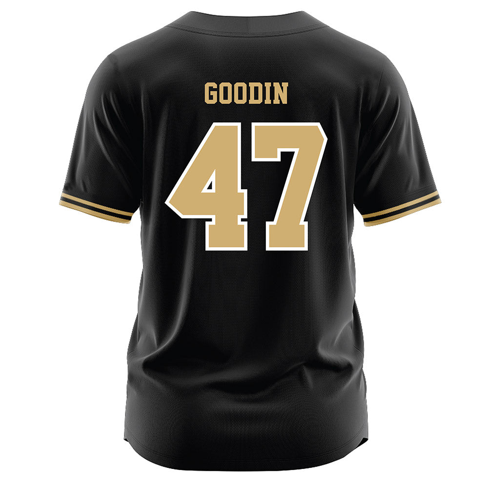 Vanderbilt - NCAA Baseball : Tommy Goodin - Black Jersey-1