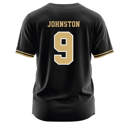 Vanderbilt - NCAA Baseball : Brodie Johnston - Black Jersey-1