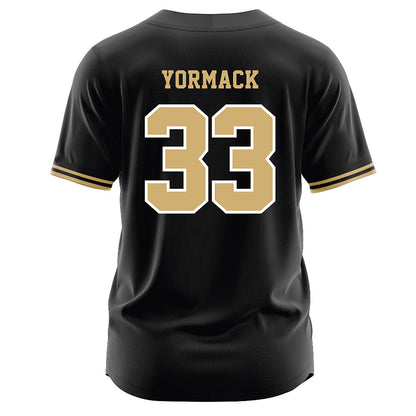 Vanderbilt - NCAA Baseball : Ryan Yormack - Black Jersey-1