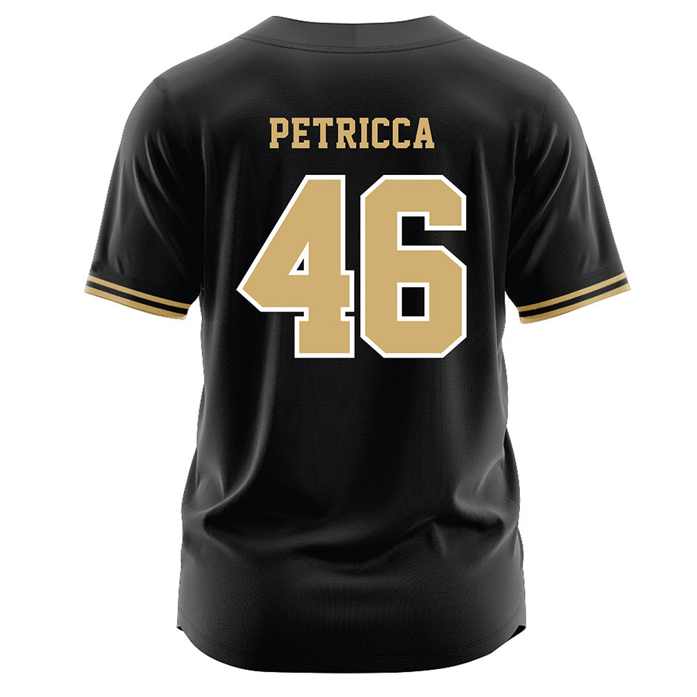 Vanderbilt - NCAA Baseball : Roman Petricca - Black Jersey-1