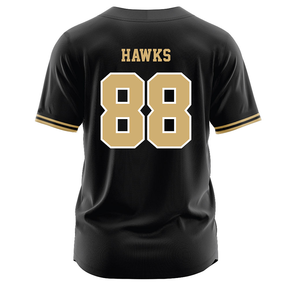 Vanderbilt - NCAA Baseball : Sawyer Hawks - Black Jersey-1