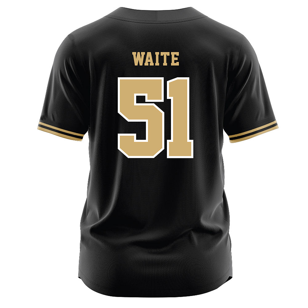 Vanderbilt - NCAA Baseball : Ryker Waite - Black Jersey-1