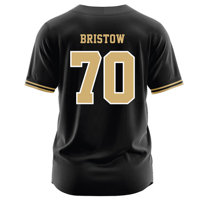 Vanderbilt - NCAA Baseball : Tristan Bristow - Black Jersey-1