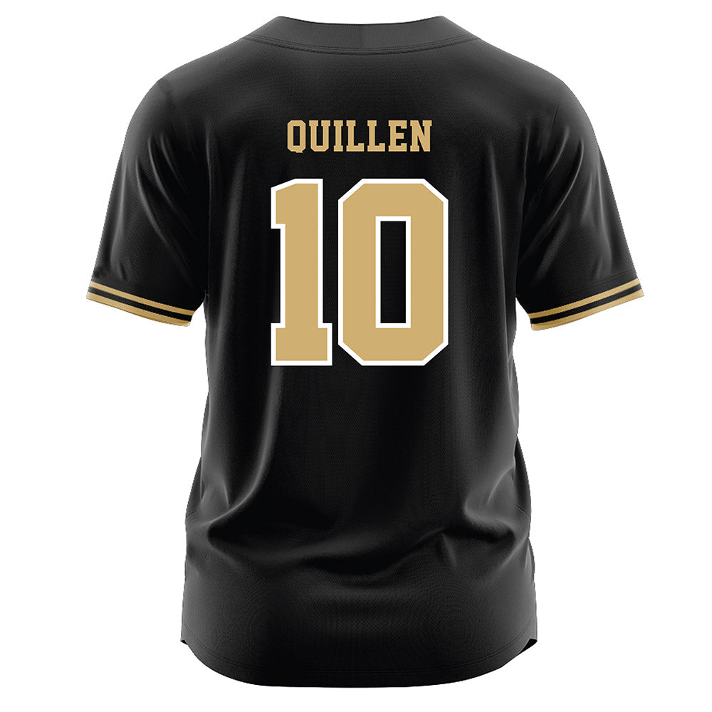 Vanderbilt - NCAA Baseball : Carson Quillen - Black Jersey-1