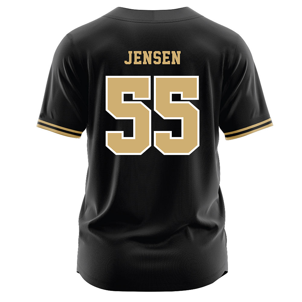 Vanderbilt - NCAA Baseball : Max Jensen - Black Jersey-1