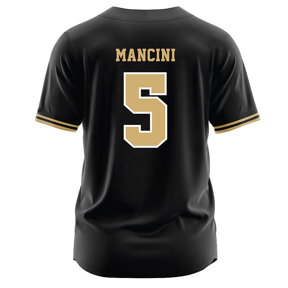 Vanderbilt - NCAA Baseball : Mike Mancini - Black Jersey-1