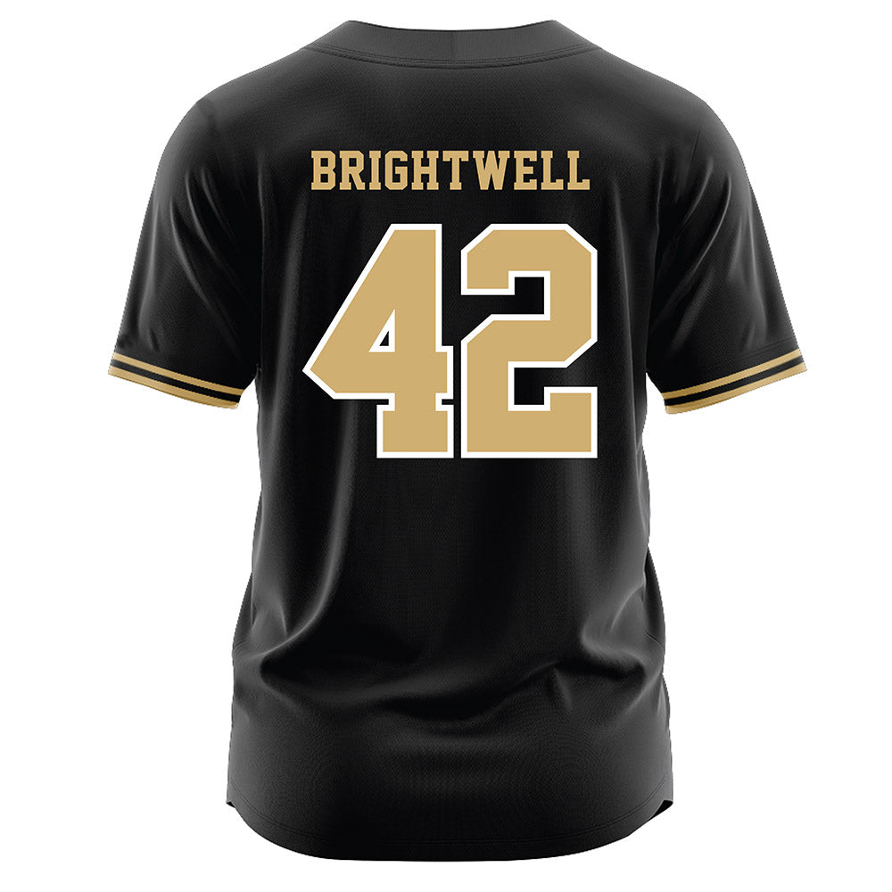 Vanderbilt - NCAA Baseball : Collin Brightwell - Black Jersey-1