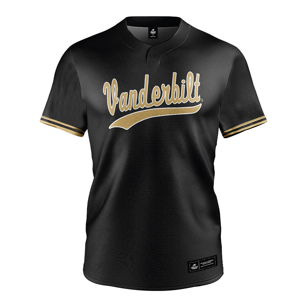 Vanderbilt - NCAA Baseball : Will Hampton - Black Jersey-0