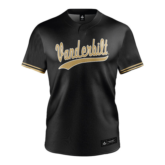 Vanderbilt - NCAA Baseball : Will Hampton - Black Jersey-0