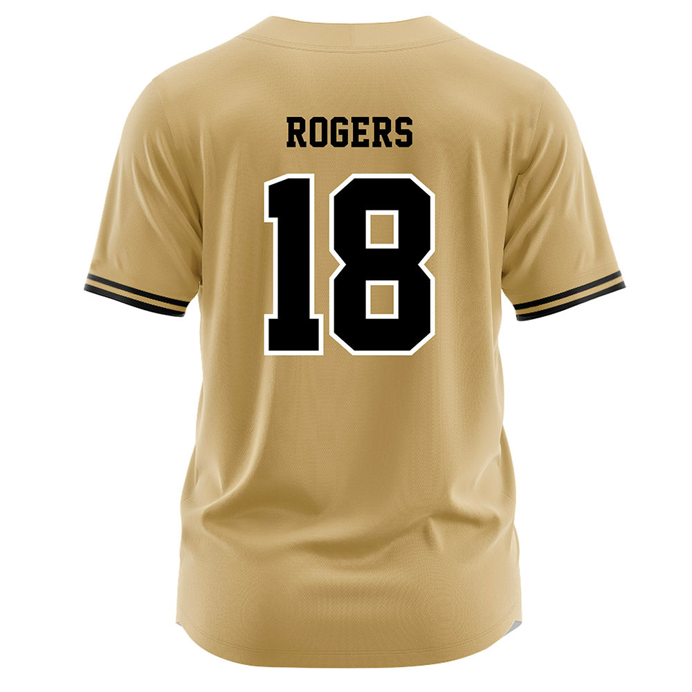 Vanderbilt - NCAA Baseball : John Rogers - Gold Jersey-1