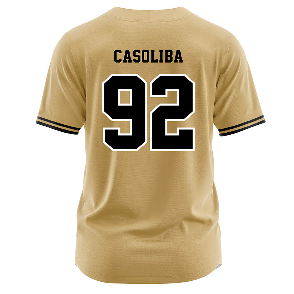 Vanderbilt - NCAA Baseball : Adria Casoliba - Gold Jersey-1