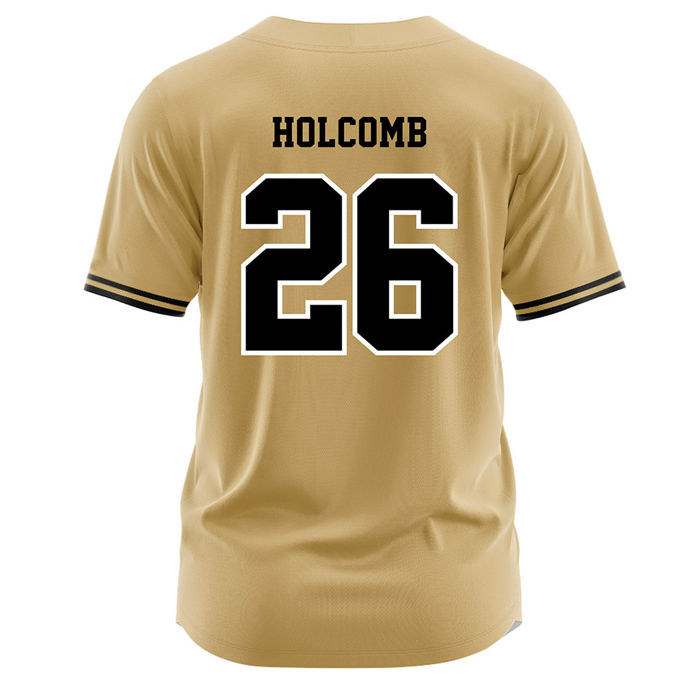 Vanderbilt - NCAA Baseball : Braden Holcomb - Gold Jersey