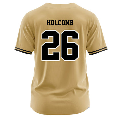 Vanderbilt - NCAA Baseball : Braden Holcomb - Gold Jersey
