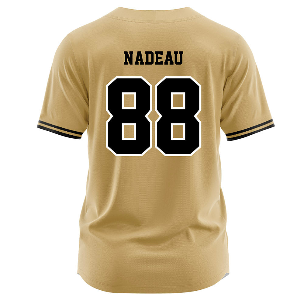 Vanderbilt - NCAA Baseball : Wyatt Nadeau - Gold Jersey-1
