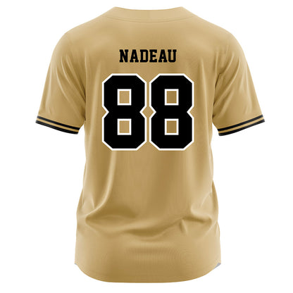 Vanderbilt - NCAA Baseball : Wyatt Nadeau - Gold Jersey-1