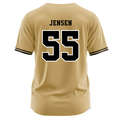 Vanderbilt - NCAA Baseball : Max Jensen - Gold Jersey-1