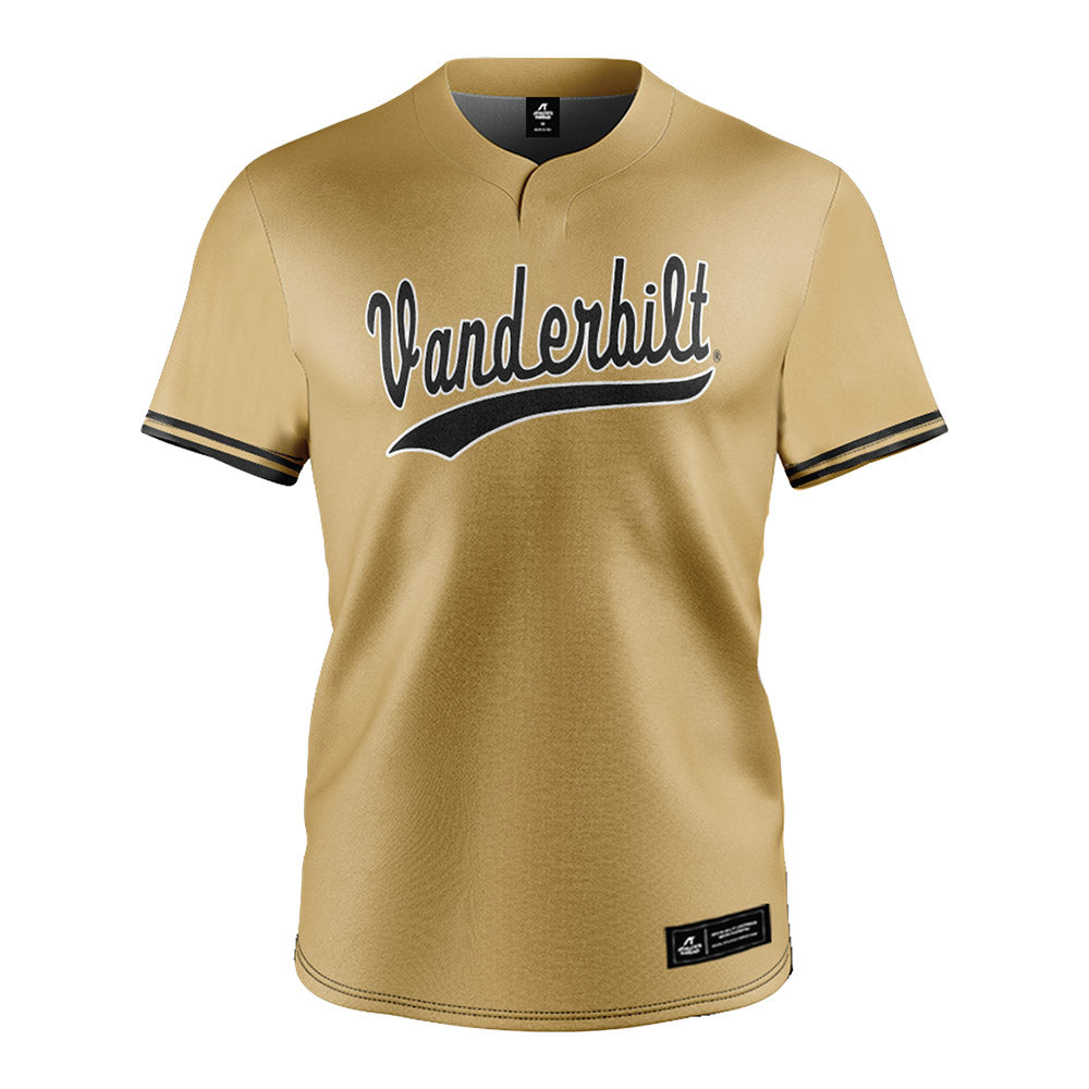 Vanderbilt - NCAA Baseball : Will Hampton - Gold Jersey-0