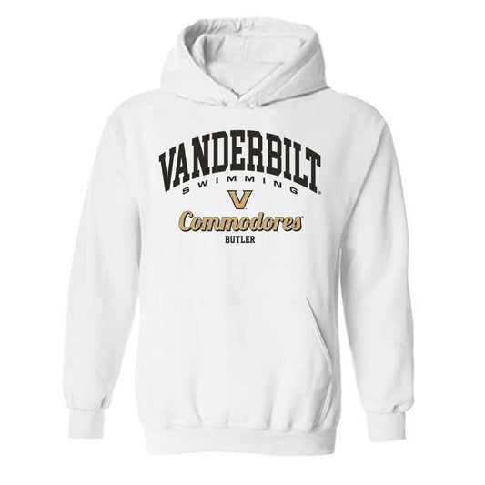 Vanderbilt - NCAA Women's Swimming & Diving : Ellie Butler - Classic Fashion Shersey Hooded Sweatshirt-0