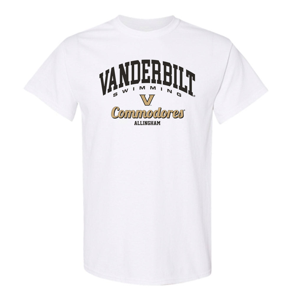 Vanderbilt - NCAA Women's Swimming & Diving : Ava Allingham - Classic Fashion Shersey T-Shirt-0