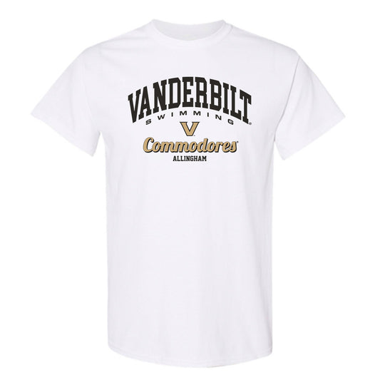 Vanderbilt - NCAA Women's Swimming & Diving : Ava Allingham - Classic Fashion Shersey T-Shirt-0