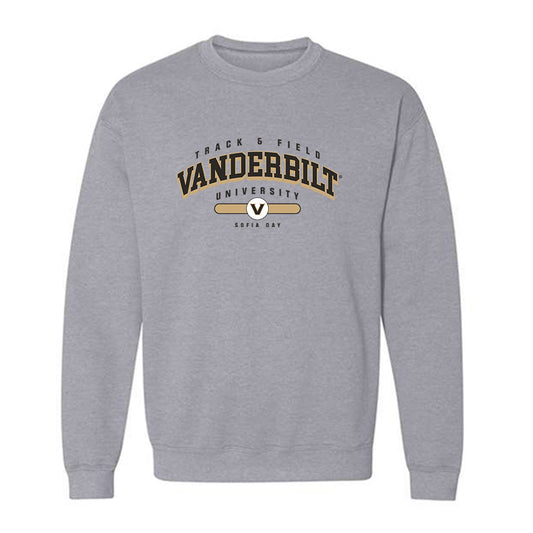 Vanderbilt - NCAA Women's Track & Field : Sofia Day - Classic Fashion Shersey Crewneck Sweatshirt-0