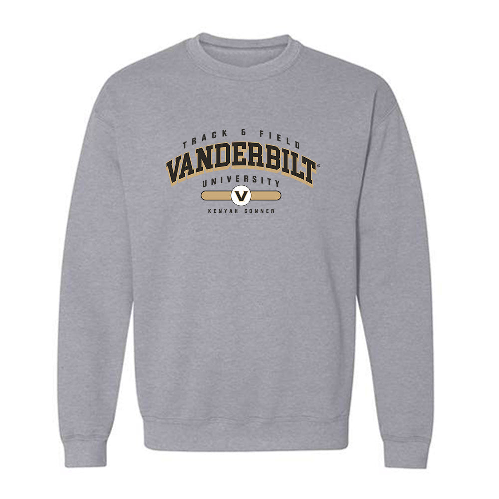 Vanderbilt - NCAA Women's Track & Field : Kenyah Conner - Classic Fashion Shersey Crewneck Sweatshirt