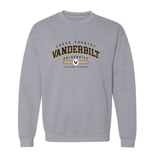 Vanderbilt - NCAA Men's Cross Country : Jackson Scruggs - Classic Fashion Shersey Crewneck Sweatshirt-0