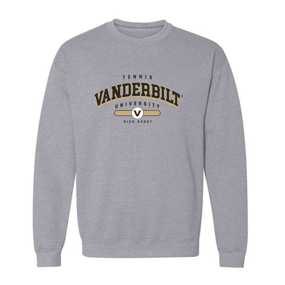 Vanderbilt - NCAA Men's Tennis : Nick Roddy - Classic Fashion Shersey Crewneck Sweatshirt