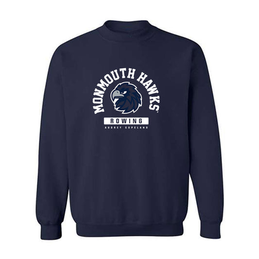 Monmouth - NCAA Women's Rowing : Audrey Copeland - Classic Fashion Shersey Crewneck Sweatshirt-0