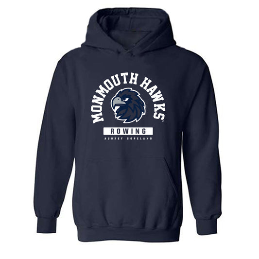 Monmouth - NCAA Women's Rowing : Audrey Copeland - Classic Fashion Shersey Hooded Sweatshirt-0