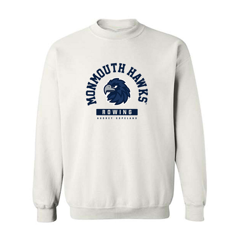 Monmouth - NCAA Women's Rowing : Audrey Copeland - Classic Fashion Shersey Crewneck Sweatshirt-0