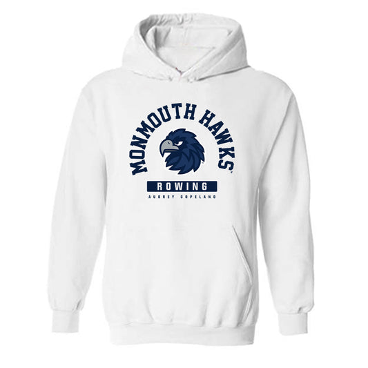 Monmouth - NCAA Women's Rowing : Audrey Copeland - Classic Fashion Shersey Hooded Sweatshirt-0