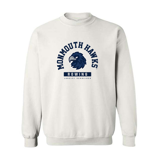 Monmouth - NCAA Women's Rowing : Lorelei Schreiber - Classic Fashion Shersey Crewneck Sweatshirt-0