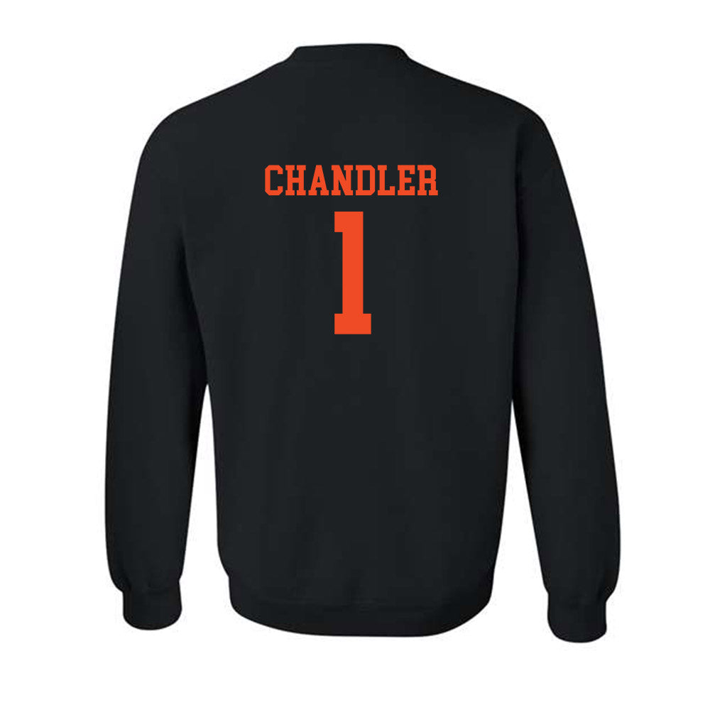 Campbell - NCAA Football : Mike Chandler - Classic Shersey Crewneck Sweatshirt-1