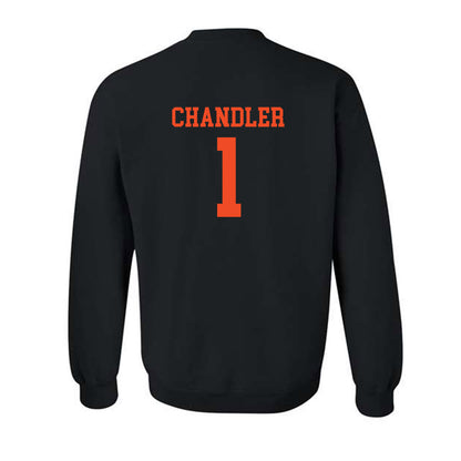 Campbell - NCAA Football : Mike Chandler - Classic Shersey Crewneck Sweatshirt-1