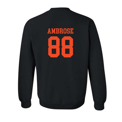 Campbell - NCAA Football : Brady Ambrose - Classic Shersey Crewneck Sweatshirt-1