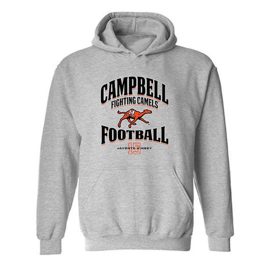 Campbell - NCAA Football : Javonte Kinsey - Classic Fashion Shersey Hooded Sweatshirt